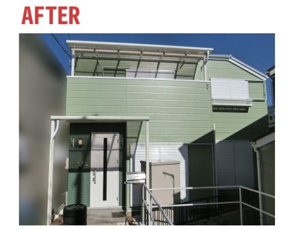 プロテクト株式会社の施工事例　グリーンの戸建て